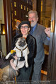 LisaFilm Fasching - FilmCafe - Di 04.03.2014 - Christiane HRBIGER mit Hund Loriot, Gerhard TTSCHINGER31