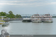 Sonnwendfahrt - Wachau - Sa 21.06.2014 - DDSG-Schiffe an Anlegestelle auf der Donau80