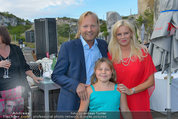 St. Margarethen AIDA Premiere - Römersteinbruch St. Margarethen - Mi 09.07.2014 - Wolfgang WERNER mit Freundin Katja und deren Tochter Lena7