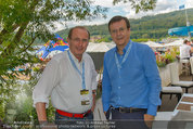 Beachvolleyball VIPs - Centrecourt Klagenfurt - Fr 01.08.2014 - Hans MAHR, Othmar KARAS5