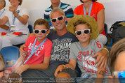 Beachvolleyball VIPs - Centrecourt Klagenfurt - Sa 02.08.2014 - Michael KONSEL mit Kinder Moritz und Valentin14