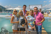 Beachvolleyball VIPs - Centrecourt Klagenfurt - Sa 02.08.2014 - HC Heinz-Christian STRACHE, Karl BARON mit Damenbegleitung17