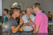 Beachvolleyball VIPs - Centrecourt Klagenfurt - Sa 02.08.2014 - HC Heinz-Christian STRACHE, Felix BAUMGARTNER, Gerhard DRFLER32