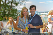 Beachvolleyball VIPs - Centrecourt Klagenfurt - So 03.08.2014 - Hubert NEUPER mit Ehefrau Claudia1