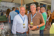 Beachvolleyball VIPs - Centrecourt Klagenfurt - So 03.08.2014 - Othmar KARAS, Wolfgang FELLNER19