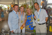 Beachvolleyball VIPs - Centrecourt Klagenfurt - So 03.08.2014 - Karl JAVUREK mit Irmgard (FORSTINGER), Romed KARRE21