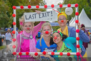 Rote Nasen Lauf - Prater Hauptallee - So 07.09.2014 - Claudia REITERER mit Clowns1
