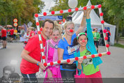 Rote Nasen Lauf - Prater Hauptallee - So 07.09.2014 - Claudia REITERER, Christian OXONITSCH mit Clowns15