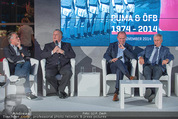 40 Jahre Puma & ÖFB - K47 - Di 11.11.2014 - Hans HUBER, Alfred LUDWIG, Herbert PROHANSKA, Josef HICKERSBERGE44