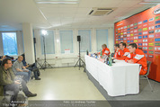 ÖFB Pressekonferenz - Ernst Happel Stadion - Mo 17.11.2014 - Journalisten, Podium12