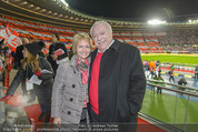 Österreich - Brasilien (VIP) - Ernst Happelstadion - Di 18.11.2014 - Michael HUPL mit Ehefrau Barbara (HRNLEIN)20