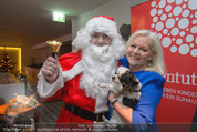Promi Keksbacken - Parkhotel Schönbrunn - Di 02.12.2014 - Brigitte KREN mit Hund Chico, Weihnachtsmann SantaClaus20