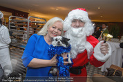 Promi Keksbacken - Parkhotel Schönbrunn - Di 02.12.2014 - Brigitte KREN mit Hund Chico, Weihnachtsmann SantaClaus22