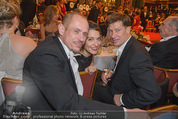 Philharmonikerball - Musikverein - Do 22.01.2015 - Gery KESZLER, Tobias MORETTI mit Ehefrau Julia199