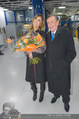 Elisabetta Canalis Abholung - Privatflug Mailand-Wien - Di 10.02.2015 - Richard LUGNER, Elisabetta CANALIS29