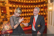 Opernball 2015 - Das Fest - Wiener Staatsoper - Do 12.02.2015 - Heinz FISCHER, Desiree TREICH-STRGKH tanzen in Loge103