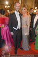 Opernball 2015 - Feststiege - Wiener Staatsoper - Do 12.02.2015 - Yvonne RUEFF, Matthias URISK100