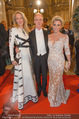 Opernball 2015 - Feststiege - Wiener Staatsoper - Do 12.02.2015 - Eva DICHAND, Georg STUMPF, Patricia SCHALKO110