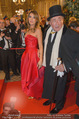 Opernball 2015 - Feststiege - Wiener Staatsoper - Do 12.02.2015 - Richard LUGNER, Elisabetta CANALIS114