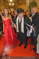 Opernball 2015 - Feststiege - Wiener Staatsoper - Do 12.02.2015 - Richard LUGNER, Elisabetta CANALIS116