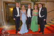 Opernball 2015 - Feststiege - Wiener Staatsoper - Do 12.02.2015 - WAGNER-TRENKWITZ, HOHENLOHE, M WEICHSELBRAUN, A HAIDER, B RETT22