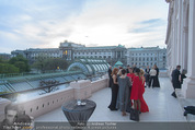 Fundraising Dinner - Albertina - Do 16.04.2015 - Terrasse mit Blick auf Museum102