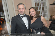 Fundraising Dinner - Albertina - Do 16.04.2015 - Hannes AMETSREITER mit Ehefrau Marie Hlne MAGENSCHAB54