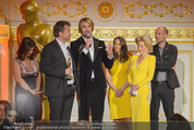 Romy Akademiepreise - Hofburg - Do 23.04.2015 - Puls4-Team auf der Bhne, Markus BREITENECKER, Elisabeth GRTL51