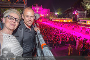 Lifeball Eröffnung - Rathaus - Sa 16.05.2015 - Gery KESZLER am Fotografenturm1