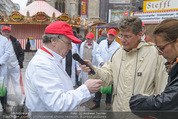 Wiener Fleischer Wurst Promotion - Stephansplatz - Mi 20.05.2015 - Kari HOHENLOHE, Erwin FELLNER45
