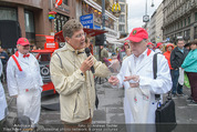 Wiener Fleischer Wurst Promotion - Stephansplatz - Mi 20.05.2015 - Kari HOHENLOHE, Erwin FELLNER50