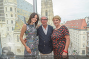 Peschev Kollektionspräsentation - Penthouse am Stephansplatz - Di 16.06.2015 - Anelia PESCHEV, Reinhard KCK, Maria RAUCH-KALLAT14