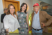 Peschev Kollektionspräsentation - Penthouse am Stephansplatz - Di 16.06.2015 - Anelia PESCHEV, Niki und Birgit LAUDA88