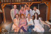 Premiere ´Der nackte Wahnsinn´ - Stadttheater Berndorf - Do 06.08.2015 - Gruppenfoto Ensemble ua. mit Kristina SPRENGER23