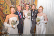 Opernball PK - Wiener Staatsoper - Di 19.01.2016 - Dominque MEYER, Desiree TREICHL-STRGKH mit Debdantinnen69