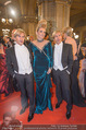 Opernball - Red Carpet - Staatsoper - Do 04.02.2016 - Arnold und Oskar WESS (Botox-Boys), Helena FRST149