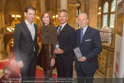 Falstaff Restaurantguide - Rathaus - Mi 16.03.2016 - Sebastian KURZ, Wolfgang und Angelika ROSAM, Alfred HUDLER40