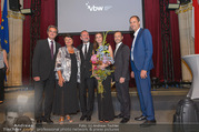 Schikaneder Premierenfeier - Rathaus - Fr 30.09.2016 - Gruppenfoto GEYER, BRAUNER, DROZDA mit Frau, STRUPPECK, POKORNY26