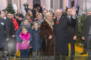 Erwin Pröll 70er Geburtstagsfeier - Stift Göttweig - Sa 17.12.2016 - Erwin PRLL mit Ehefrau Sissi (Elisabeth) und Familie (Tochter)25