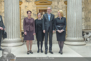 Angelobung Bundespräsident - Parlament und Volksgarten - Do 26.01.2017 - Alexander VAN DER BELLEN, Doris SCHMIDAUER, Doris BURES, S. LEDL19