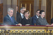 Angelobung Bundespräsident - Parlament und Volksgarten - Do 26.01.2017 - Heinz FISCHER, Doris SCHMIDAUER, Margot LFFLER-KLESTIL80