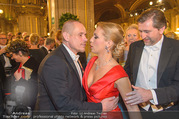 Opernball 2017 - Staatsoper - Do 23.02.2017 - Gery KESZLER, Lidia BAICH mit Ehemann Andreas SCHAGER96