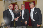 Opernball 2017 - Staatsoper - Do 23.02.2017 - Christine und Karl MAHRER, Manfred DENNER, Dominic HEINZL233