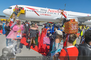 Lifeball Flieger Ankunft - Flughafen Wien Schwechat - Fr 09.06.2017 - Lifeball-Gste, partypeople90