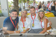 Beachvolleyball - Donauinsel - Sa 05.08.2017 - Hubert Hupo NEUPER mit Ehefrau Claudia Hubert Hupo und Claudia N30