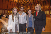 Swarovski Podiumsdiskussion - TU Wien Kuppelsaal - Mi 07.02.2018 - Maria GROBAUER, Rebecca HORNER, Helene VAN DAMM, Nadja SWAROVS30