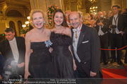 Opernball 2018 - Wiener Staatsoper - Do 08.02.2018 - Sunnyi MELLES mit Tochter Prinzessin Leonille zu Sayn-Wittgenste122