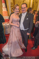 Opernball 2018 - Wiener Staatsoper - Do 08.02.2018 - Maria GRO�BAUER GROSSBAUER mit Ehemann Andreas313