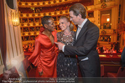 Opernball 2018 - Wiener Staatsoper - Do 08.02.2018 - Sebastian KURZ mit Freundin Susanne THIER, Waris DIRIE326