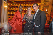 Opernball 2018 - Wiener Staatsoper - Do 08.02.2018 - Sebastian KURZ mit Freundin Susanne THIER, Waris DIRIE330